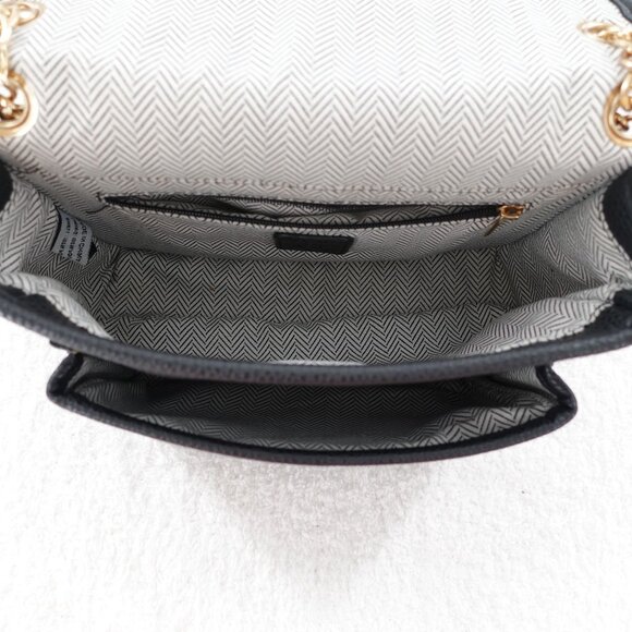 Black Convertible Chain Shoulder Bag Like Dreams - Picture 5 of 8